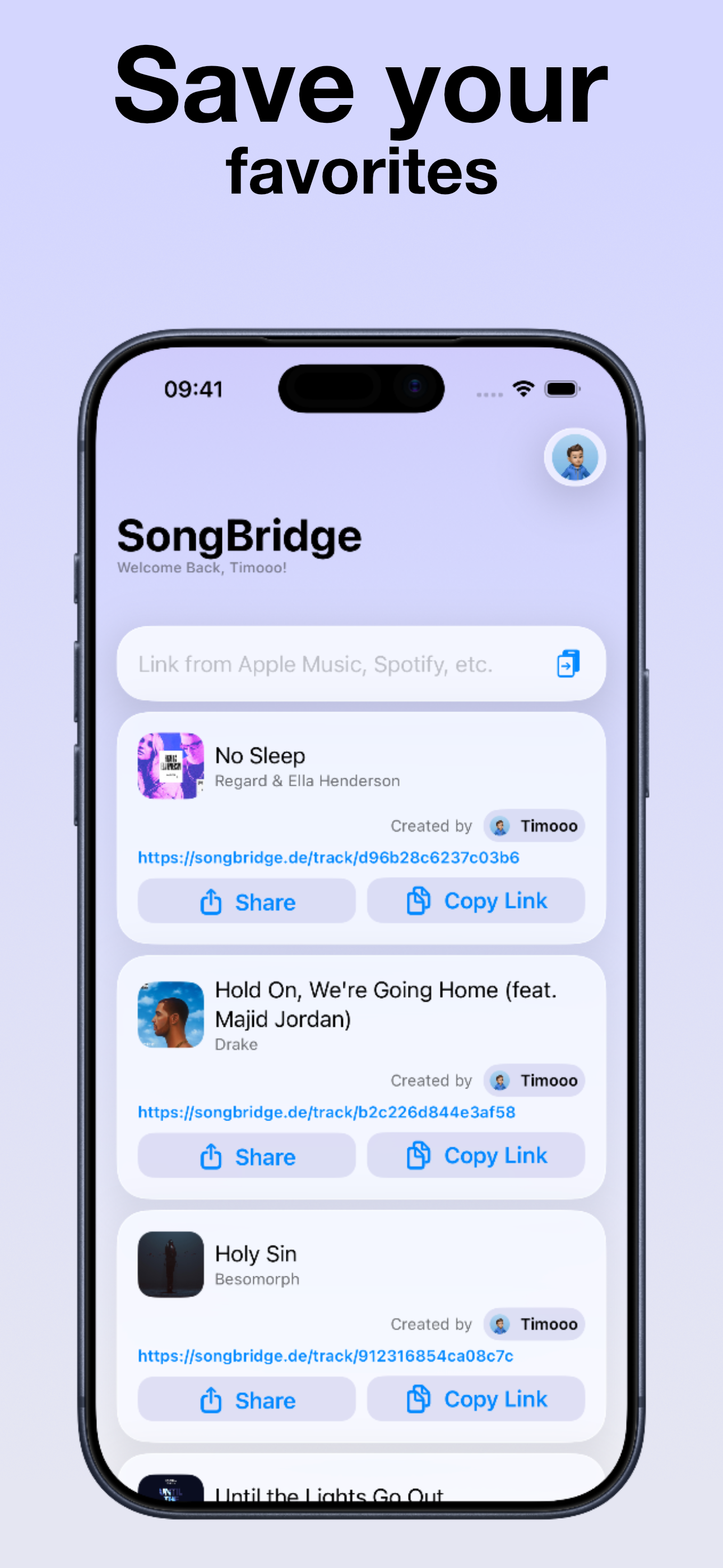 SongBridge - Universal Links screenshot 2