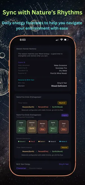 CosmicWellness: Five Elements screenshot 2