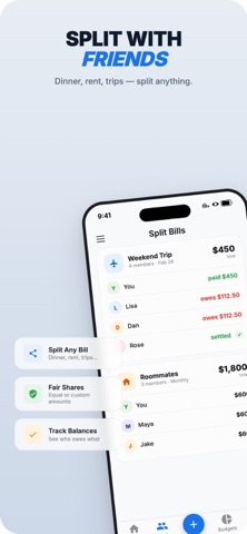 Spend Split : Budget Planner screenshot