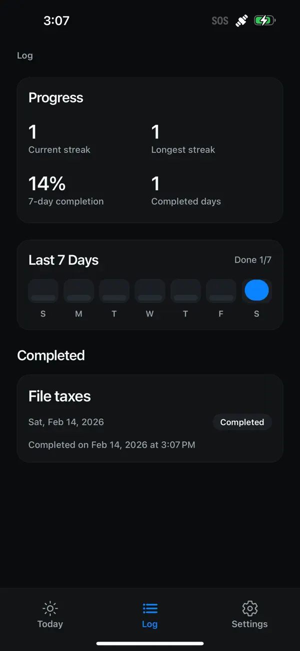 #5. Commit: One Task (iOS) By: Abhinav Sahdev
