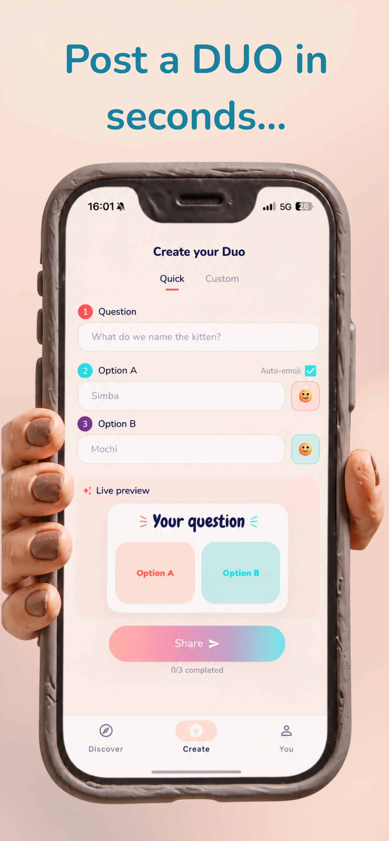 Votur - Poll App & Quizzes screenshot 2