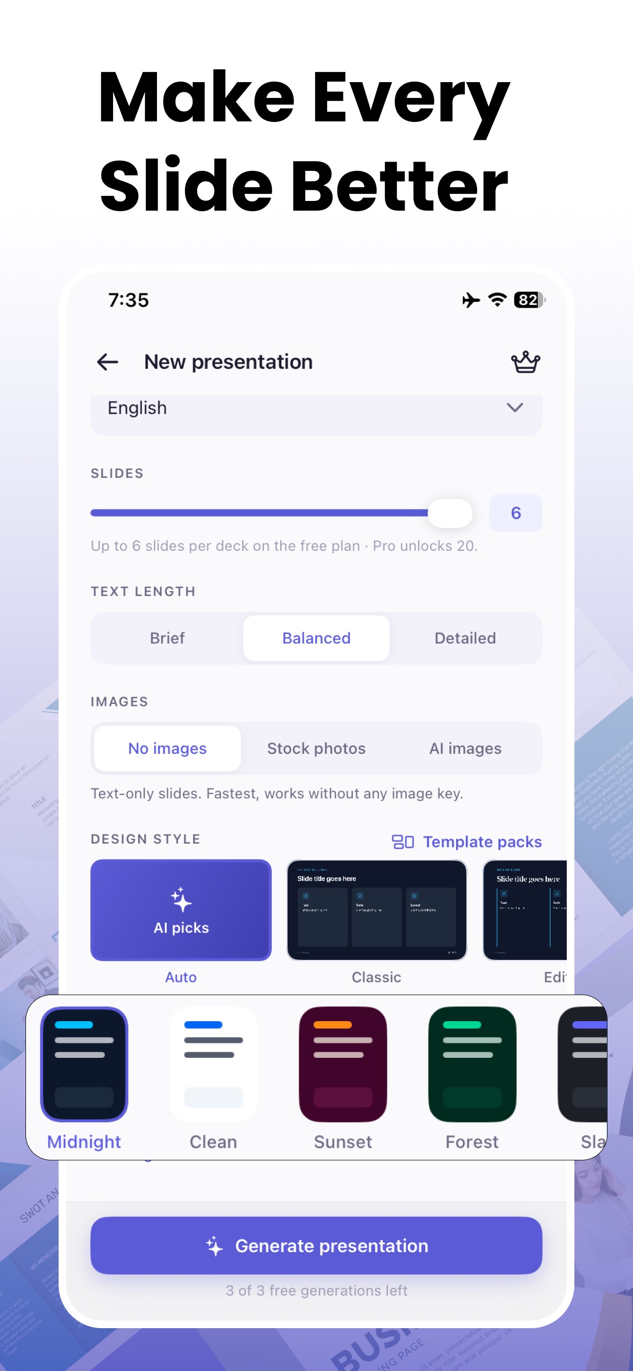 Screenshot 4 of PPT AI - AI Presentation Maker