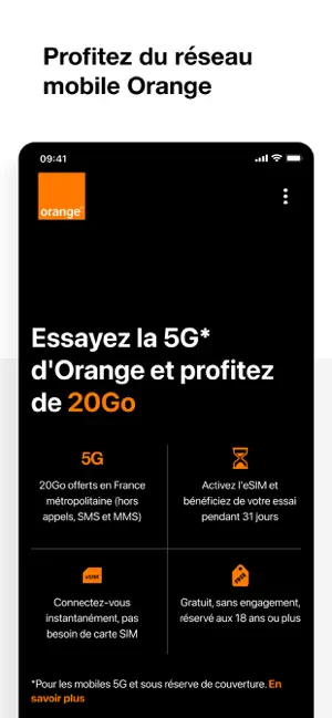 Orange Hello 5G • eSIM iPhone screenshot 3