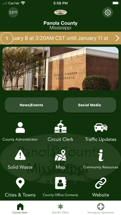 Panola County Mississippi Screenshot