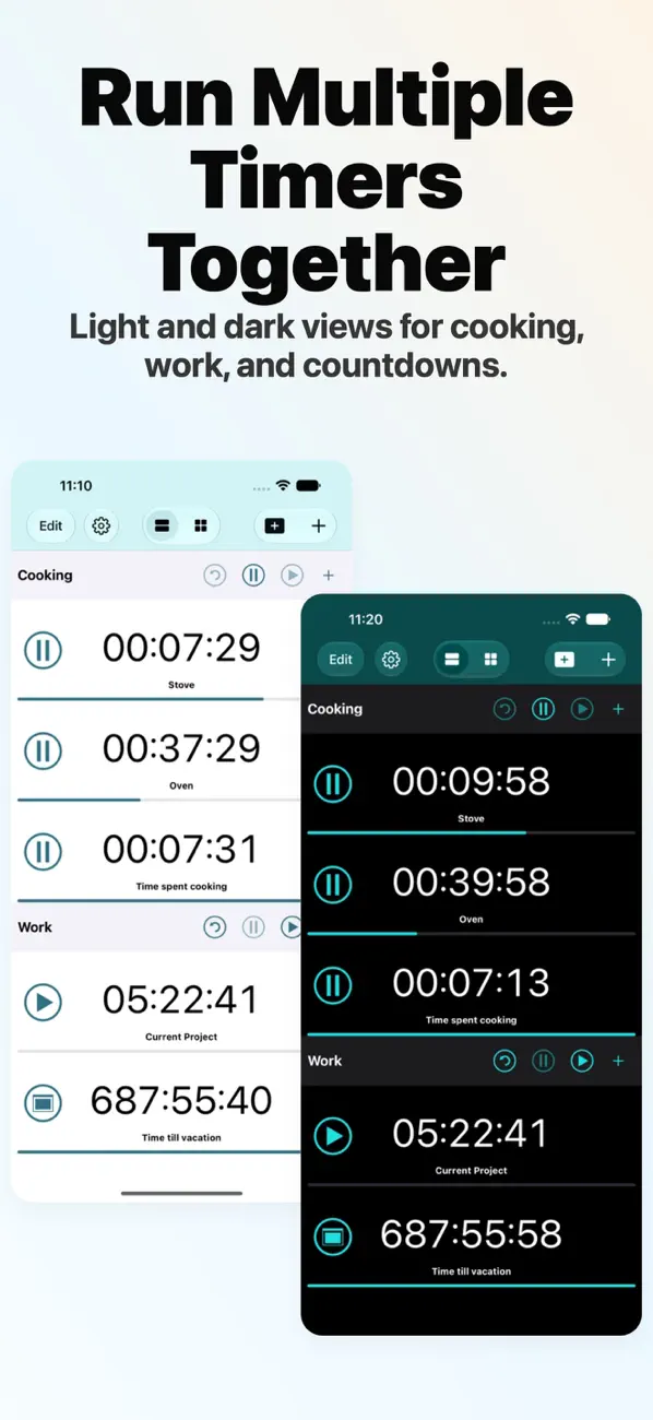 Screenshot #1 pour Chronoplan Timer
