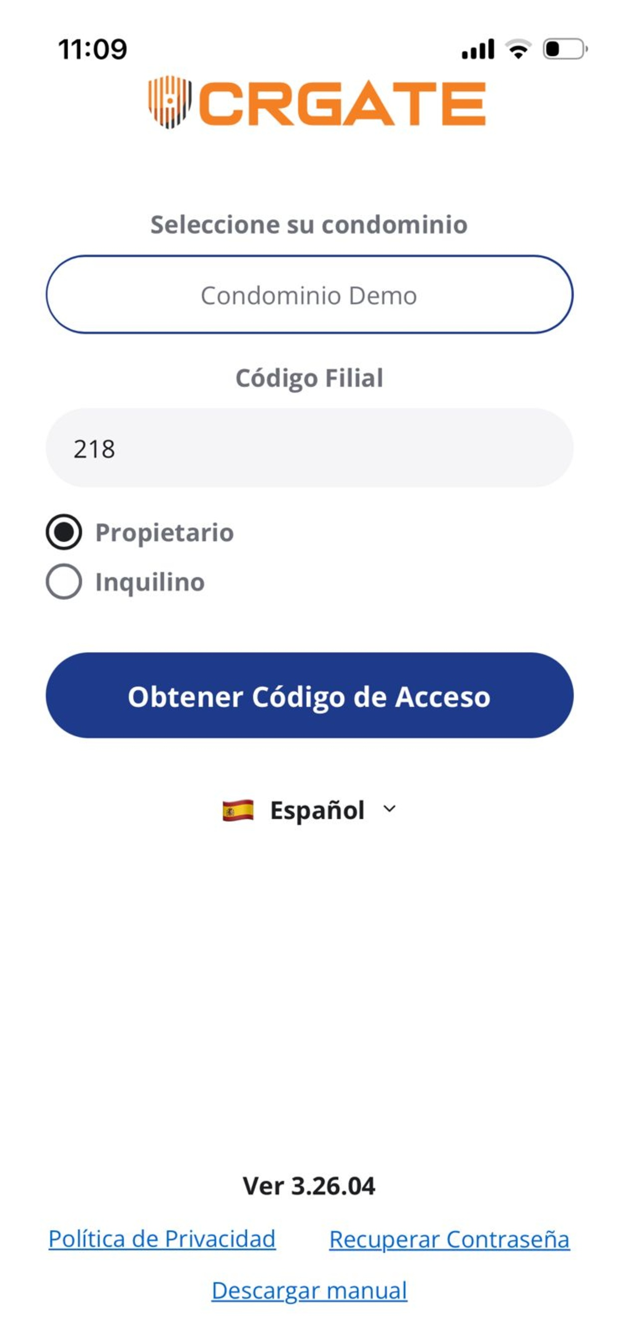 CRGate Residentes