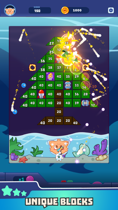 Space Astro Cat: Brick Breaker Screenshot