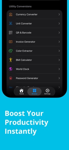 UniConvert: All Converter App iPhone screenshot
