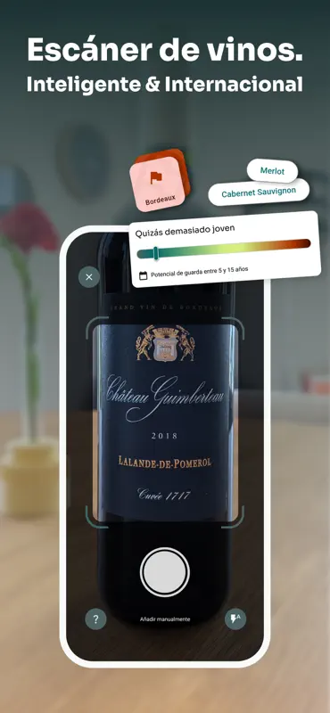 Vinara - Wine Cellar & Scanner screenshot 1 of 4