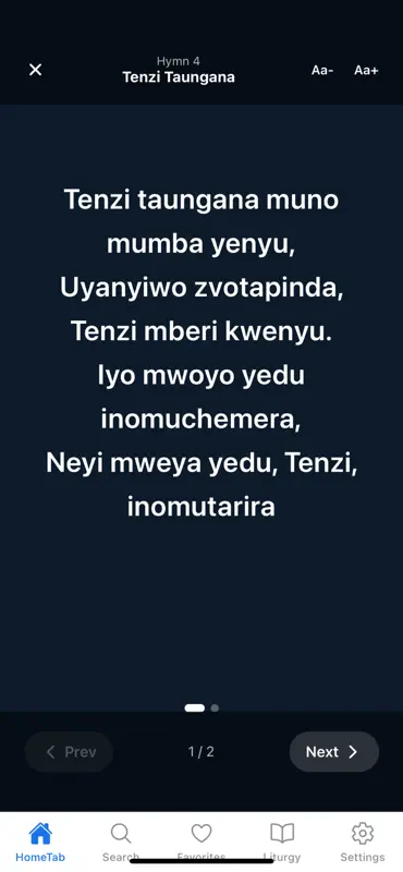 Ngoma UMC Hymnbook screenshot 7 of 10