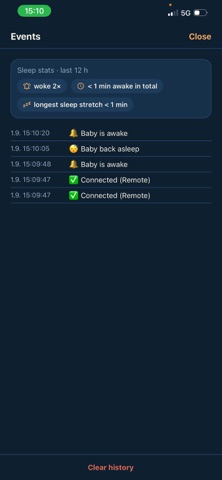 Murmeli - Baby Monitor iPhone screenshot
