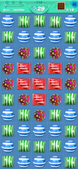 Screenshot von Candy Crush Soda Saga auf dem iPhone 1