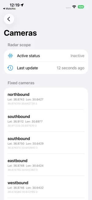 Radarix: Speed Cameras screenshot 2