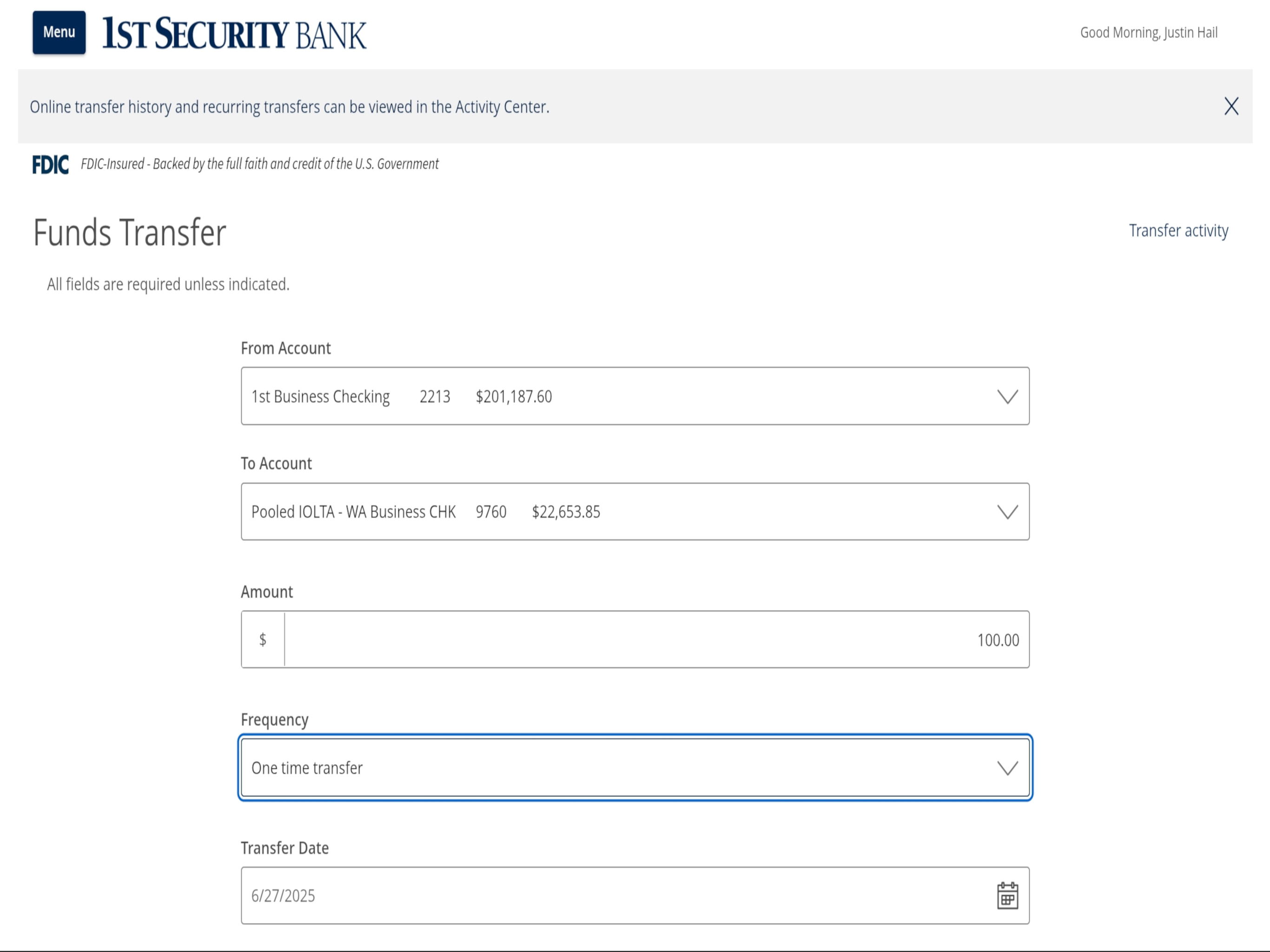 1st Security screenshot 7