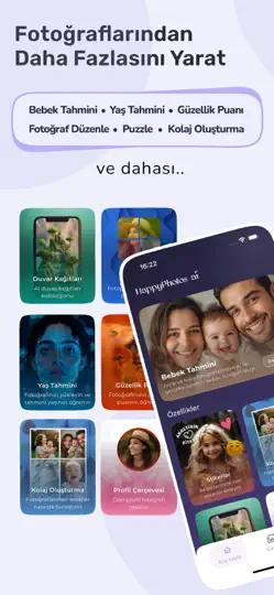 Happy Photos AI iPhone Ekran Görüntüsü 1
