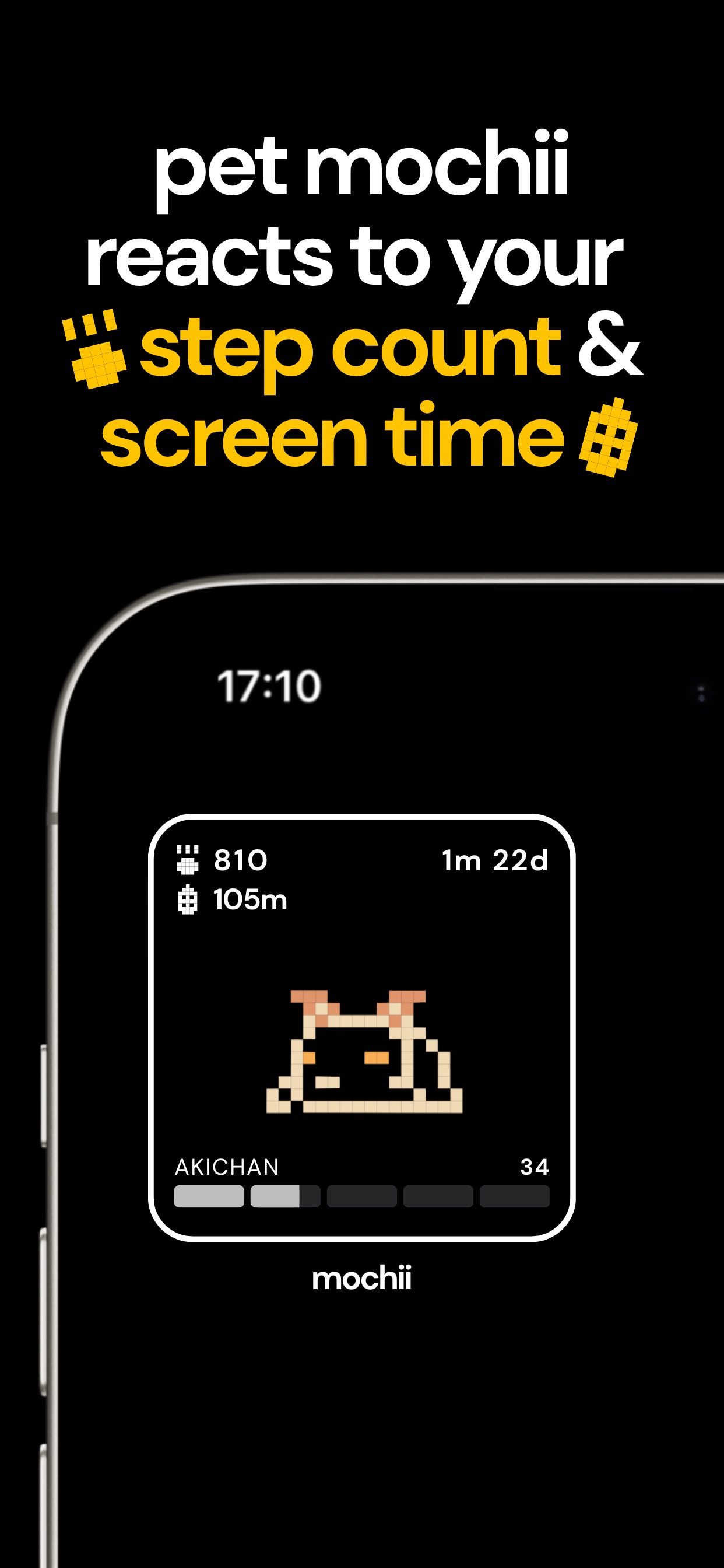 Screenshot 1 of Mochii: gamify touch grass
