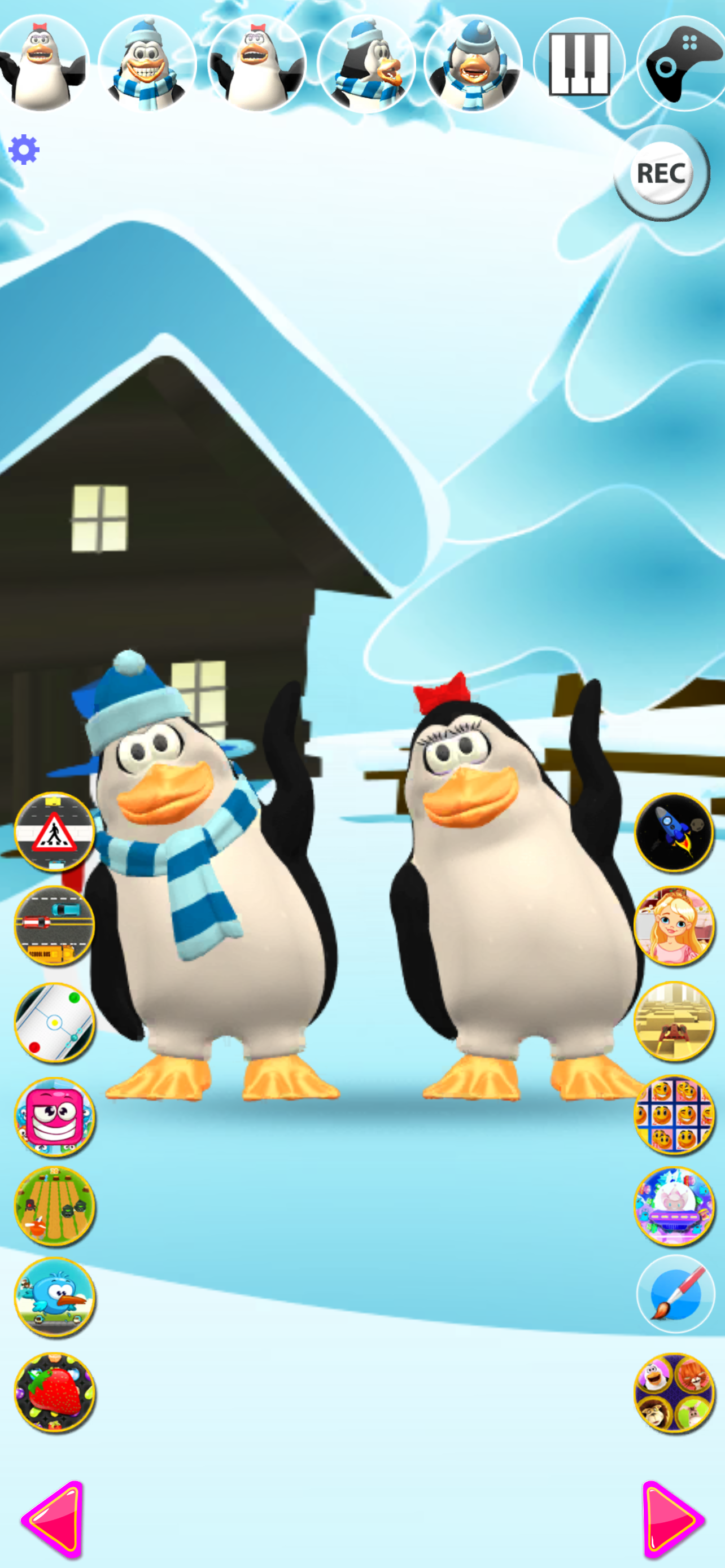 Talking Pengu & Penga Penguin