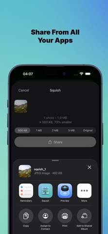 Squish — Photo Compressor Screenshot 3 of 6
