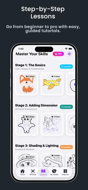 Sketch Learna: AR Draw Anime screenshot 2