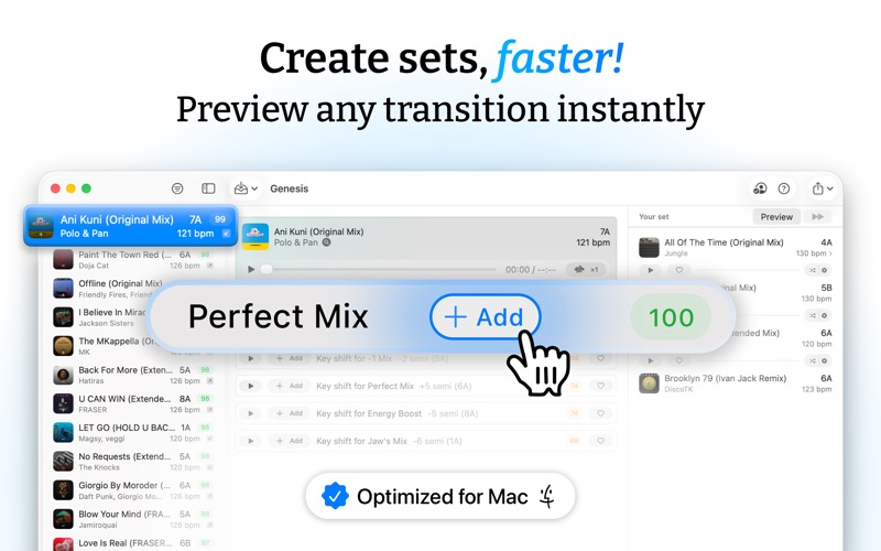 Mix Maker - DJ Set Planner screenshot