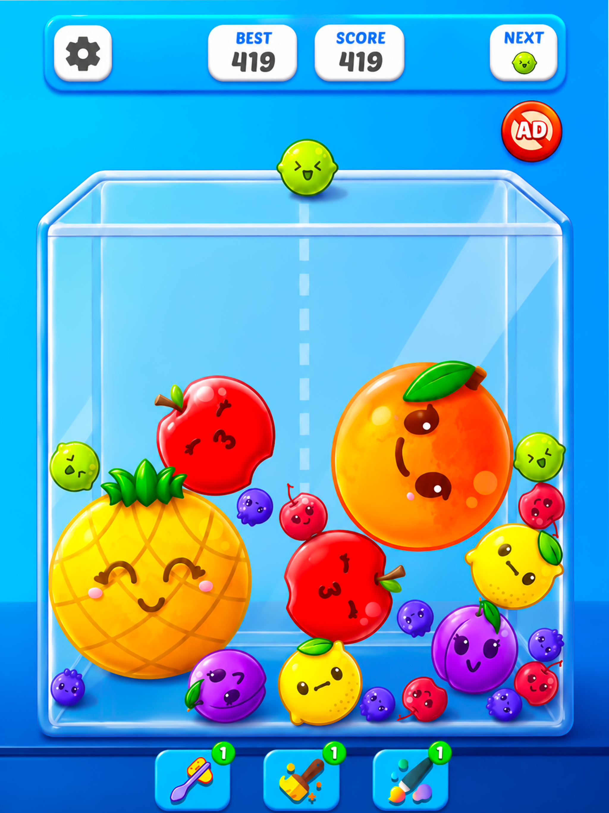 Drop Fruit Merge: Melon Puzzle screenshot 8