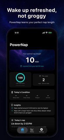 PowerNap: Nap Timer & Alarm Screenshot 2 of 6