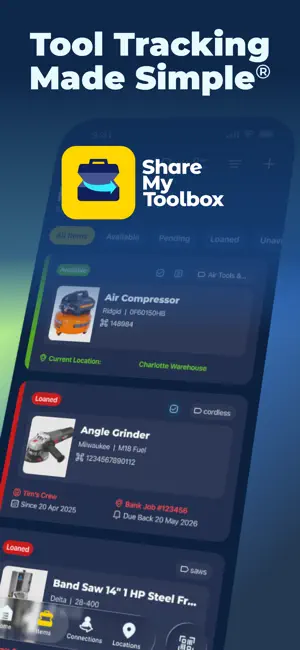 ShareMyToolbox - Tool Tracking screenshot 1