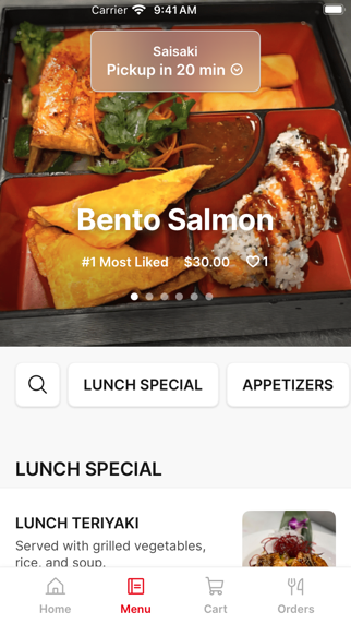 Saisaki iPhone screenshot 1 - Food & Drink app