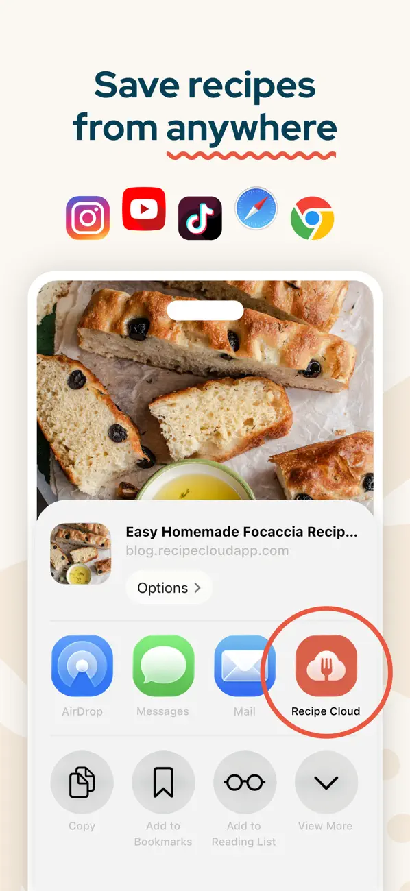 Screenshot #3 pour Recipe Cloud