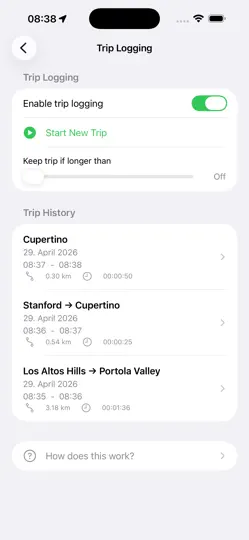 Capture d'écran de Speedometer & Trip Logging sur iPhone 2
