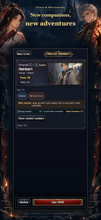 Tower & Mercenaries screenshot 7