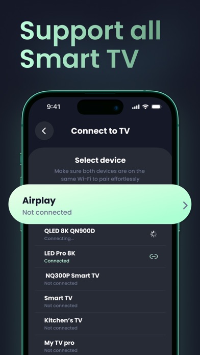 Screen Mirroring and Cast App Screenshot