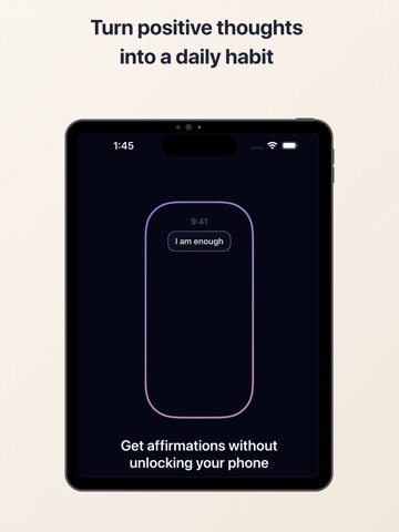 I Become – Daily Affirmations iPad screenshot
