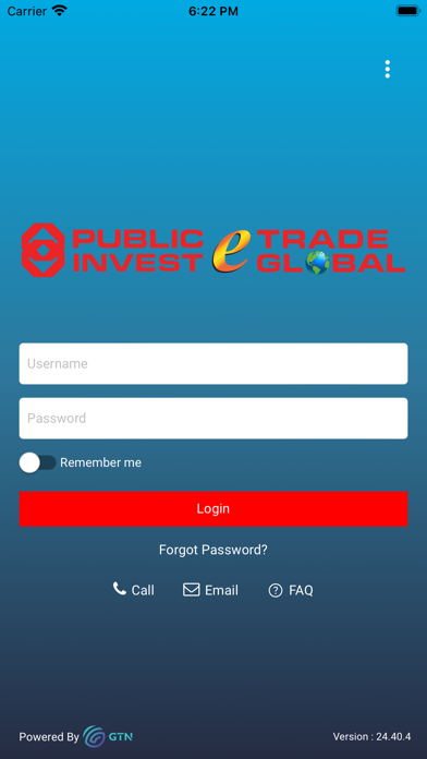 eTrade Global Screenshot