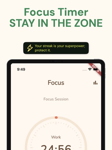 Habit Tracker - Goal Focus iPad screenshot