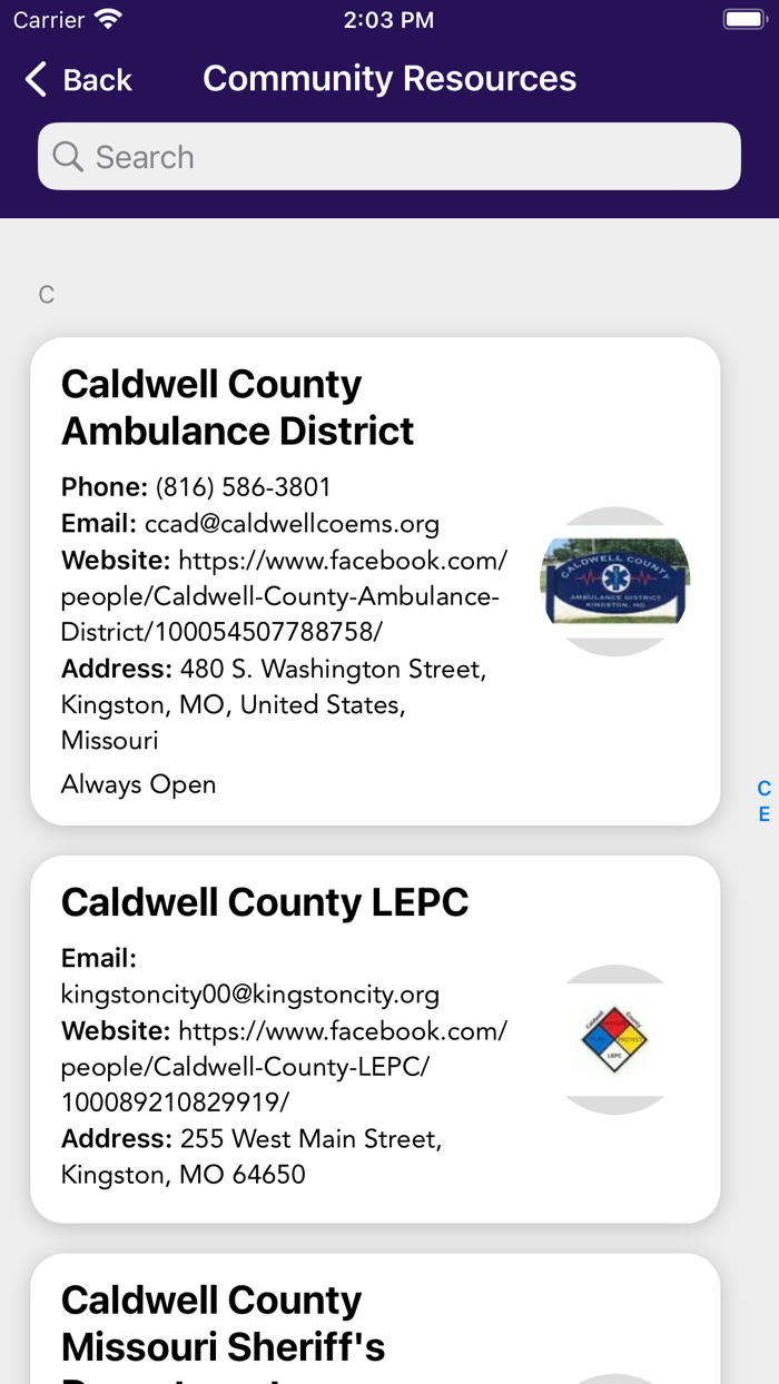 Caldwell County Health Dept MO