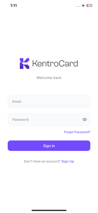 KentroCard Screenshot 1 of 6