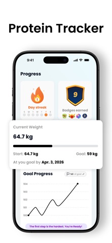 GoUp Fit Macro Calorie Tracker iPhone screenshot