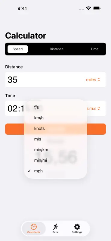 Calculator Speed Distance Time screenshot 5 of 10
