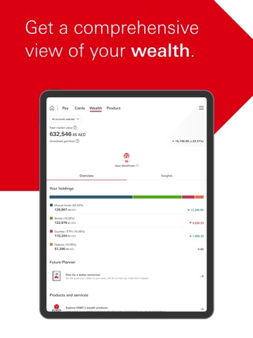 HSBC UAE iPad screenshot 4
