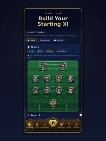 ClubX : CEO Manager iPad screenshot