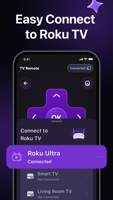 Remote for Roku - TVGenie iPhone screenshot 3 - Lifestyle app