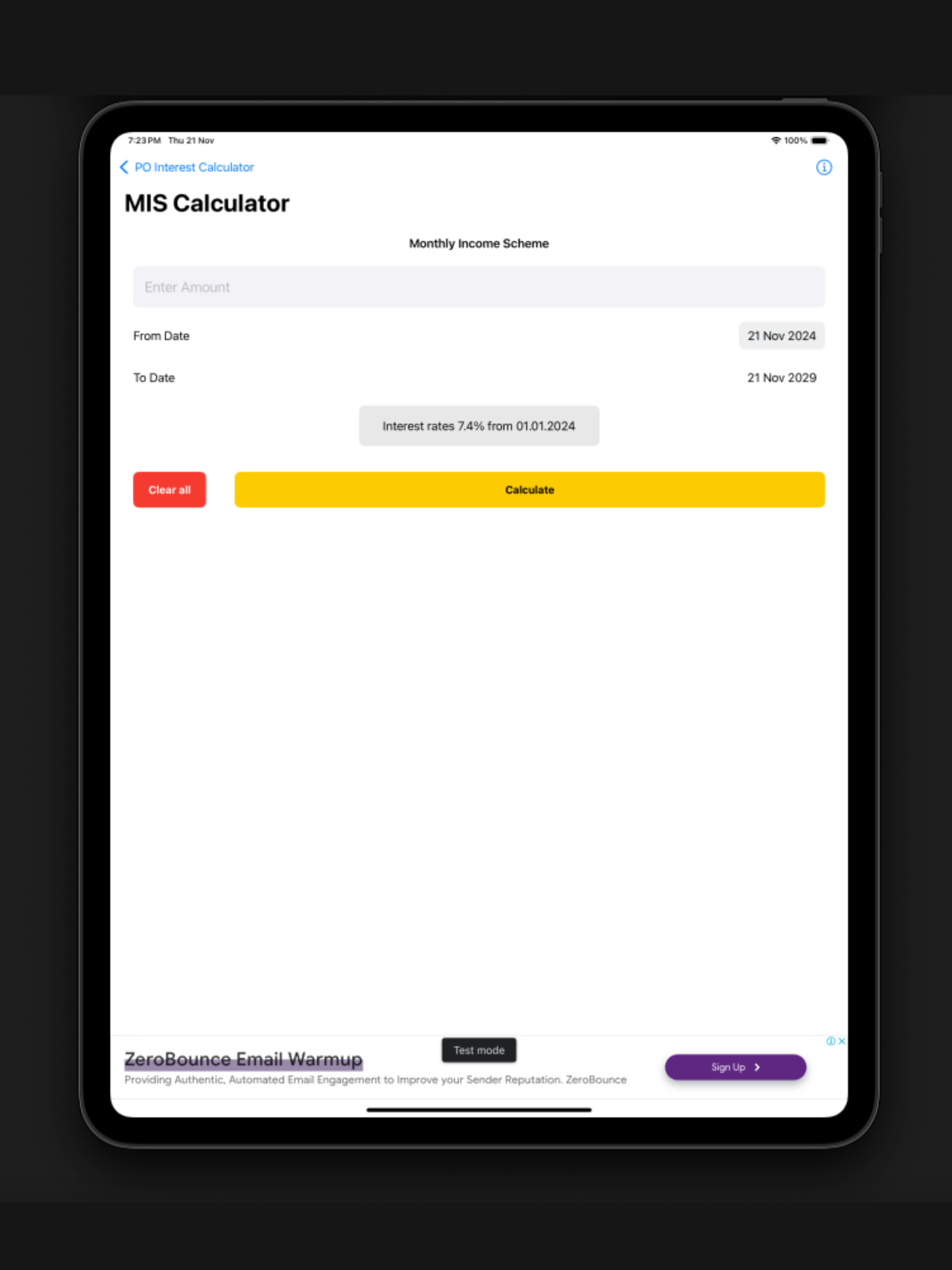 PO Interest Calculator screenshot 11
