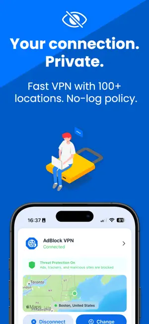 AdBlock for Safari + VPN screenshot 5