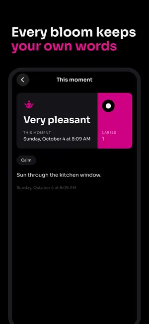 Pink Bloom: Mood Tracker screenshot 4