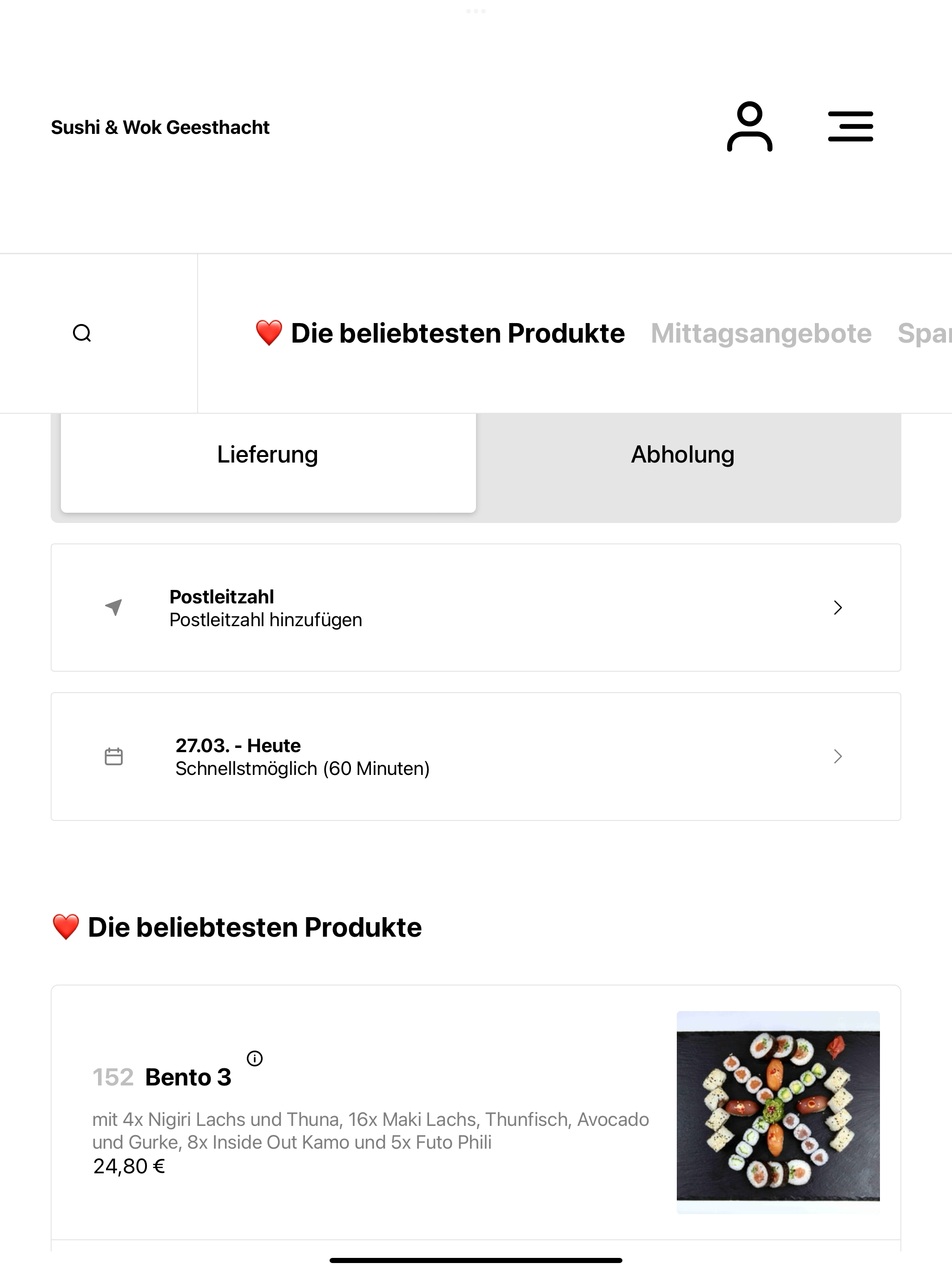 Sushi & Wok Geesthacht screenshot 7