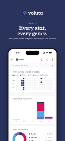 Voluta: Book & Media Tracker Screenshot 5 of 10