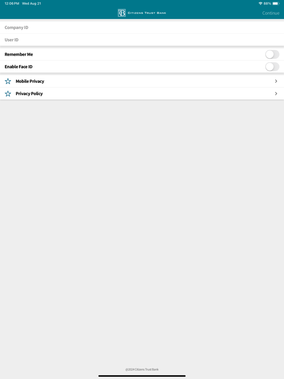 CTB Business Mobile iPad screenshot 3 - Finance app