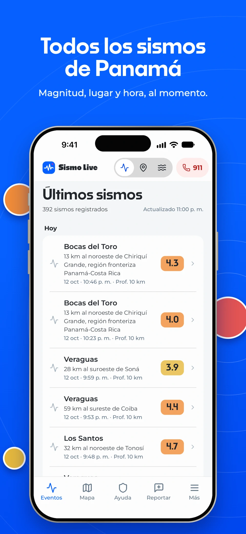 SismoLive Panamá screenshot