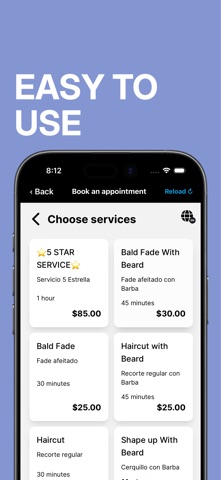 Barbernado’s Barbering Lounge iPhone screenshot